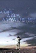 A Girl, a Guy, a Space Helmet - wallpapers.